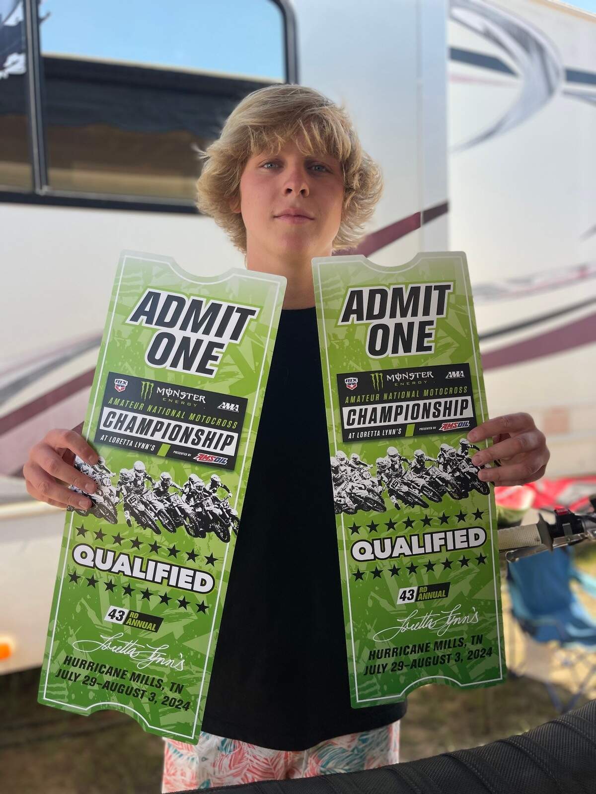 Forsyth teen Kaiden Stripling, 15, has qualified to compete in the 43rd annual Monster Energy AMA Amateur National Motocross Championship. Stripling, who began racing at the age of four, said it was a proud moment to qualify and represent his hometown at the championship.