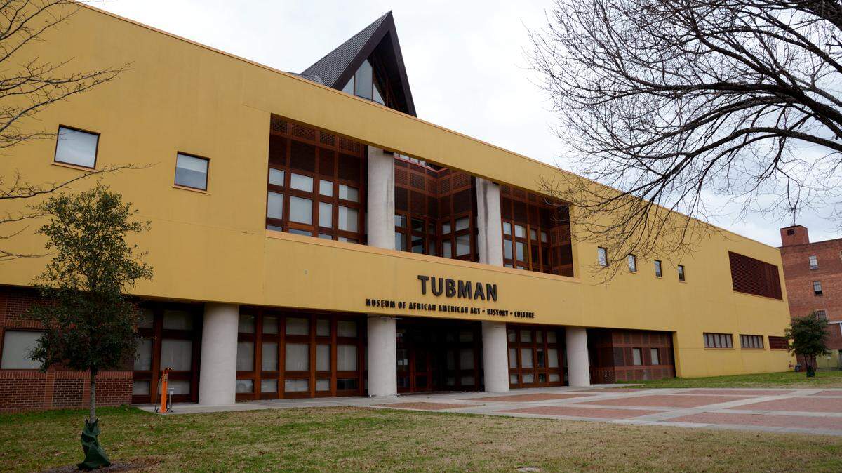 The Tubman Museum is located on Cherry Street in Macon, Georgia.
