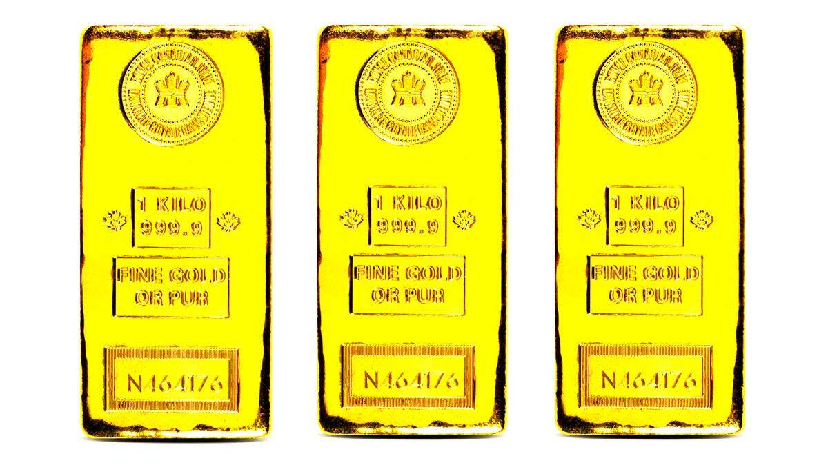 Gold bars are shown in a 2023 file photo.