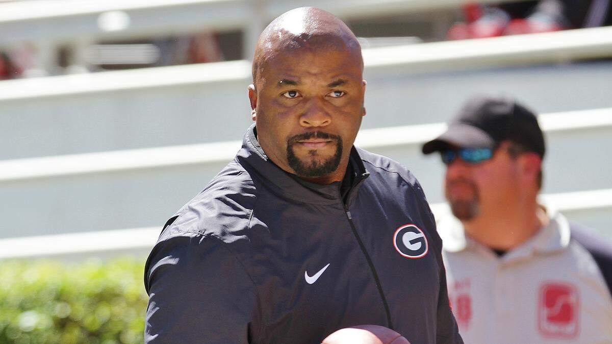 Georgia running backs coach Dell McGee.