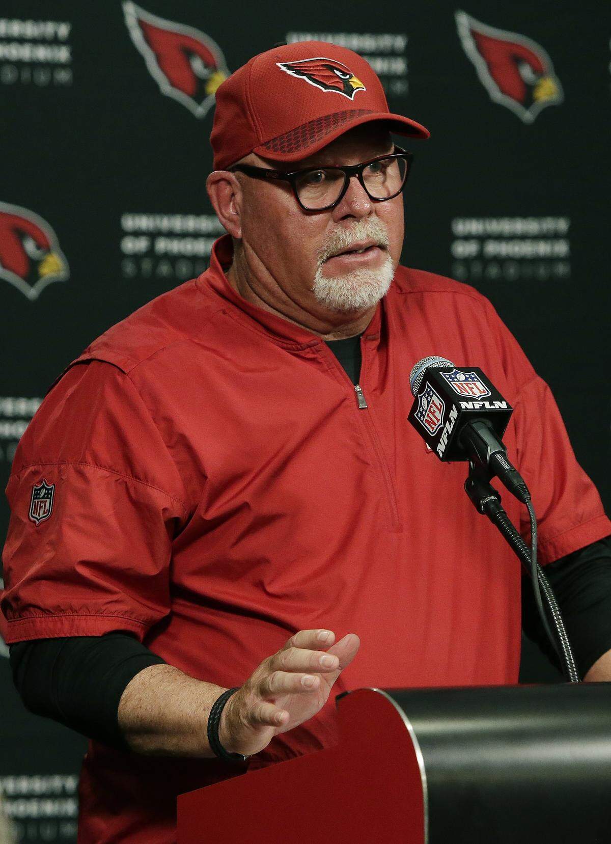Former Arizona Cardinals head coach Bruce Arians.