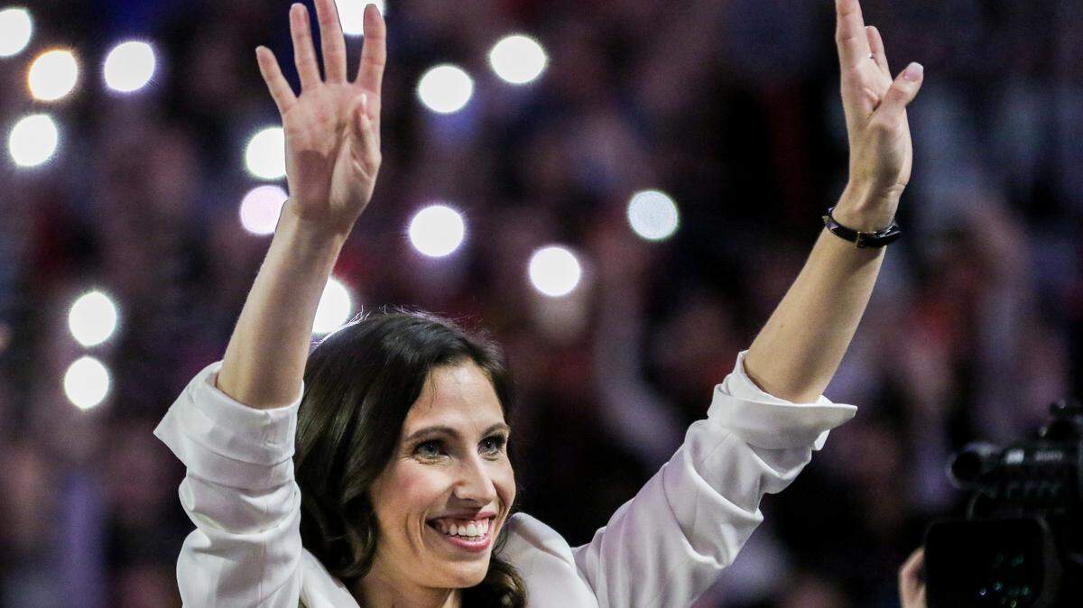 Georgia head coach Courtney Kupets Carter during a gymnastics meet against LSU at Stegeman Coliseum in Athens, Ga., on Friday, Jan. 10, 2020.