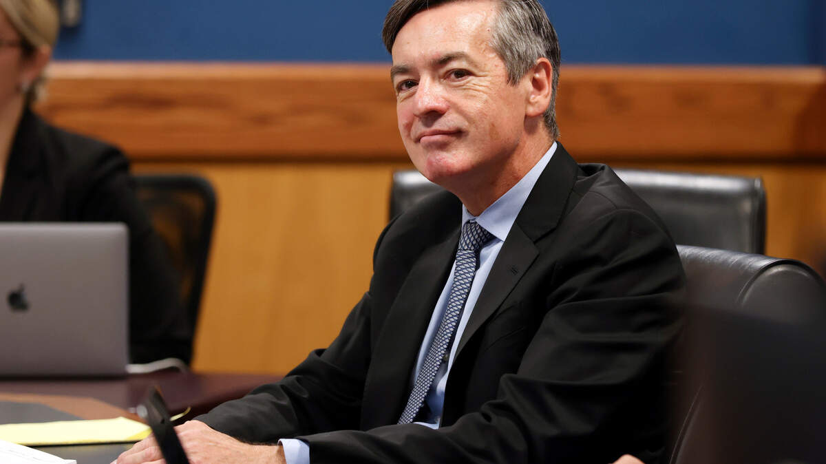 Lawyer Kenneth Chesebro, appears before Judge Scott MacAfee during a motions hearing on Oct. 10, 2023, in Atlanta. (Alyssa Pointer/Pool Photo via AP, File)