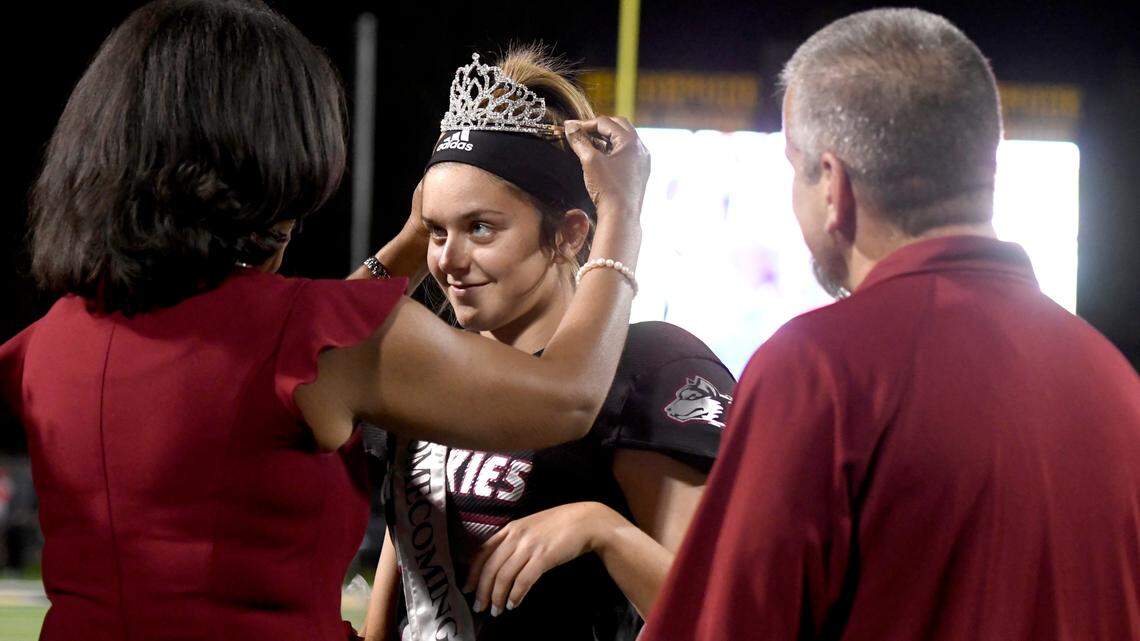 She traded her helmet for a crown and helped her team to victory. Meet Howard’s kicker