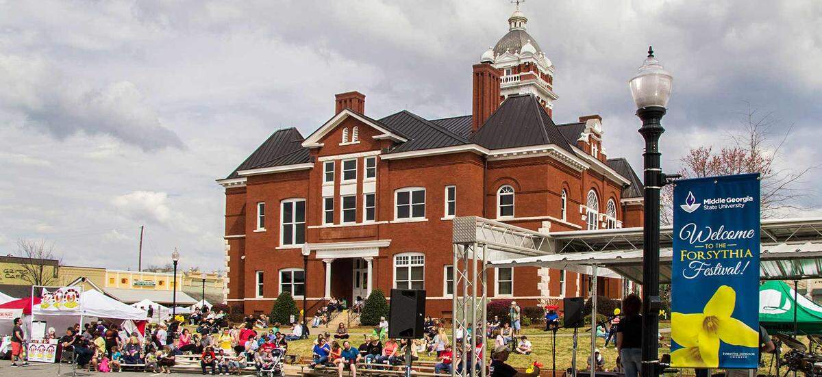 The Forsythia Festival is this weekend, Mar. 11-12.