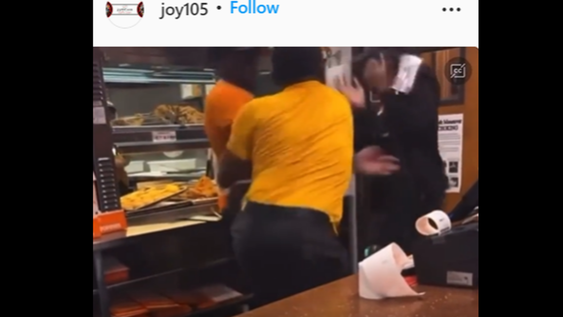 Popeyes said it was “horrified” and fired an employee after video surfaced of the worker hitting a teen..