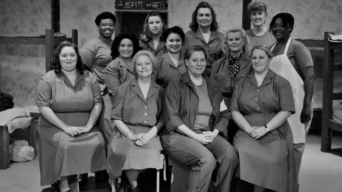 The all-woman, 12-member cast of Warner Robins Little Theatre’s World War II drama, “Cry Havoc,” presents their final two performances today and Saturday at the WRLT playhouse on South Pleasant Hill Drive.