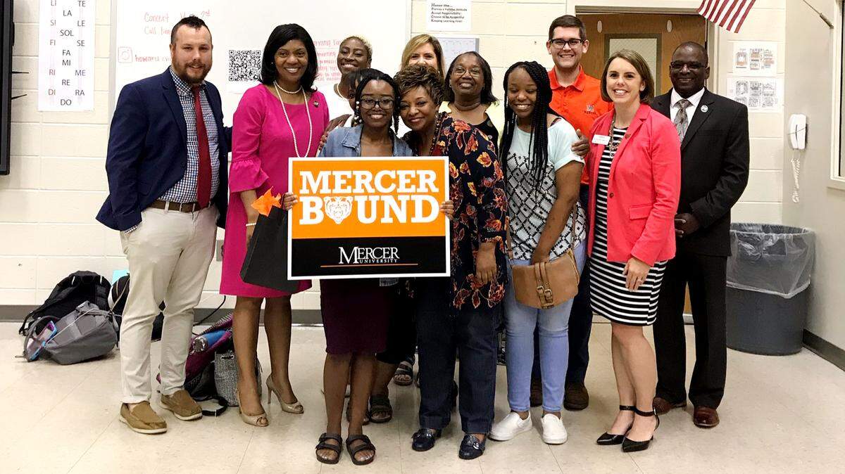 Aaryanna Mercer, a senior at Howard High School, will be attending Mercer in the fall as the 2019 Griffith Scholar.