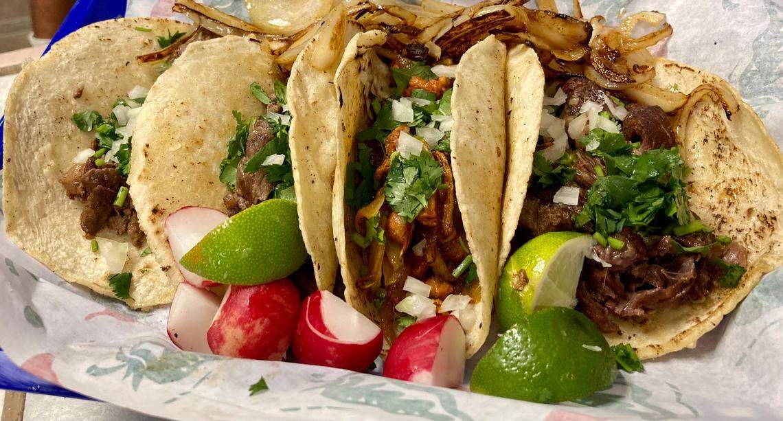 Tacos at Taqueria Don Sammy at 1431 Watson Blvd. in Warner Robins.