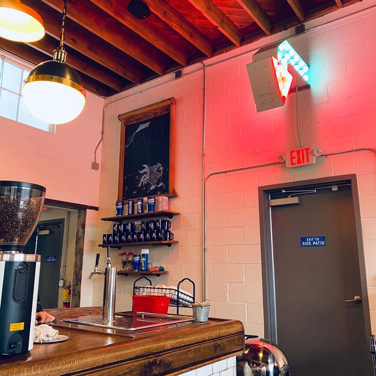 Inside Morning by Morning Coffee Company in Perry, GA.