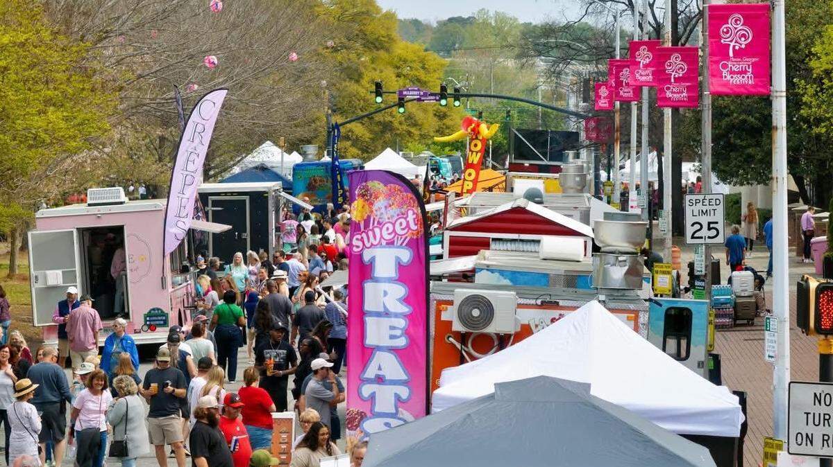 The Food Truck, one of the annual Cherry Blossom Festival events in downtown Macon, returns Saturday and Sunday on Third Street with nearly 20 vendors.