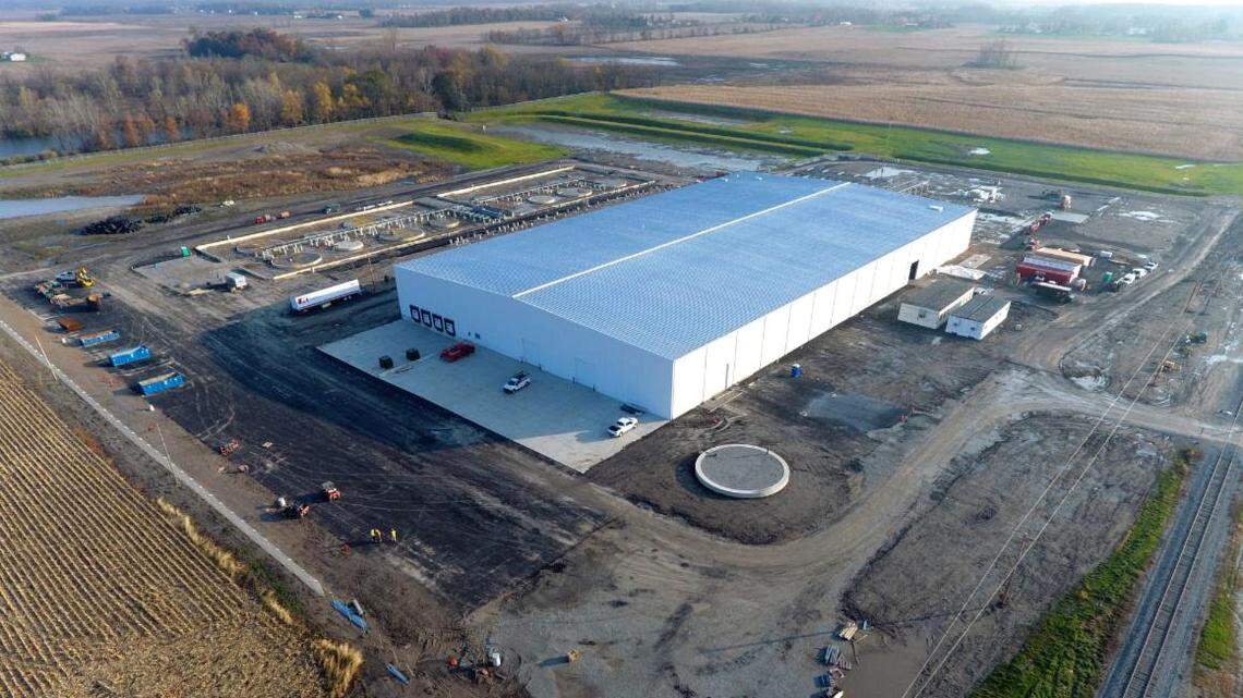 Brightmark’s first plastics renewal facility in Ashley, Indiana. The company announced it will build “the world’s largest” advanced plastics recycling and renewal facility in Macon-Bibb County, Georgia. The total investment is expected to be more than $680 million in a new plant intended to fully utilize the 5.3 million square-foot site.