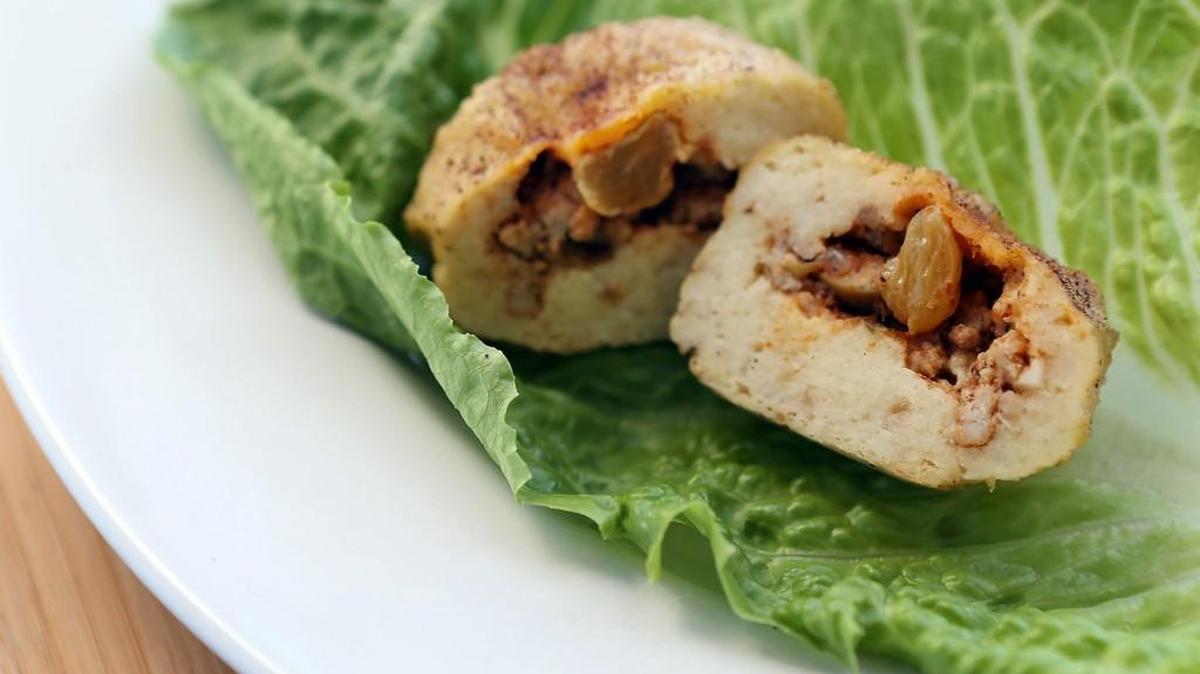 Passover is a time of joyous celebration and somber remembrance, but mostly it’s all about the matzo balls. Here, picadillo-stuffed matzo balls.