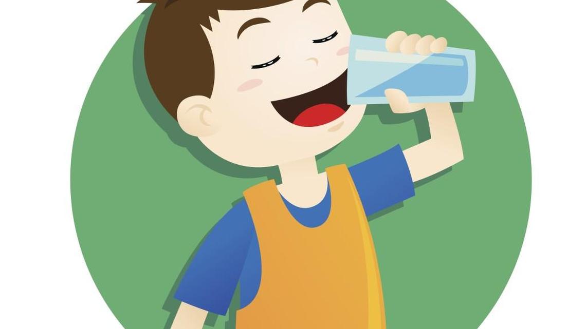 Drink plenty of water in this summer heat!