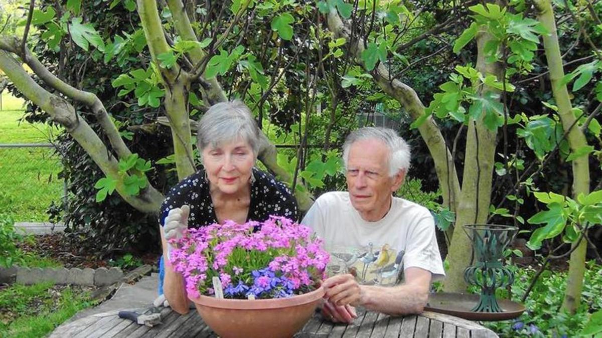 Mathilde and Hans Menke care for a 43-year-old garden with more than 200 plants.