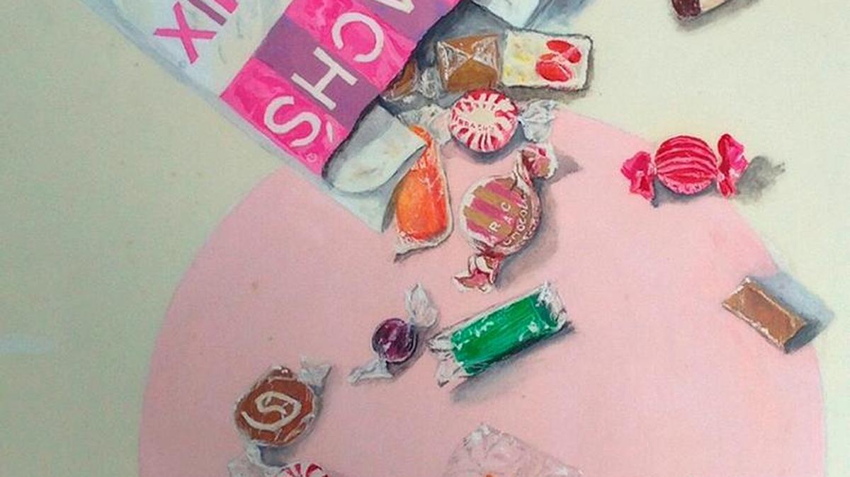 Mark Ballard drew this picture of Brach’s candy for an art class.