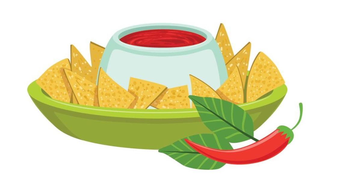 Happiness is a bowl of salsa