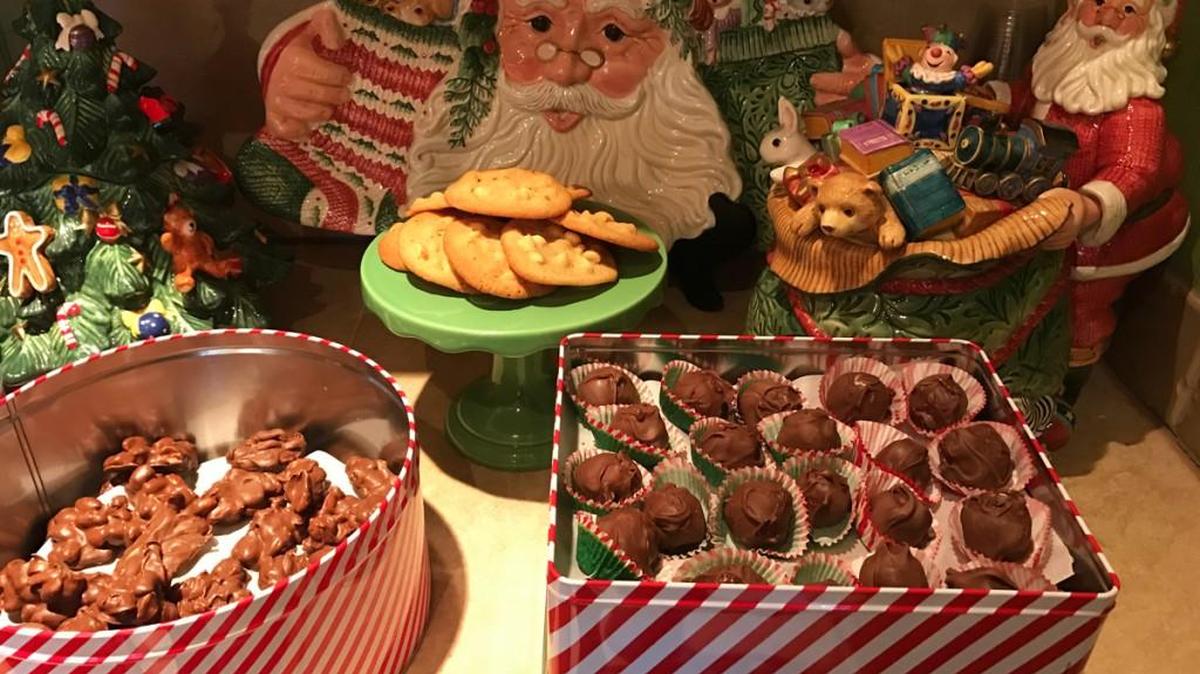 Mark Ballard spends time in the kitchen each Christmas preparing these and other sweet treats.