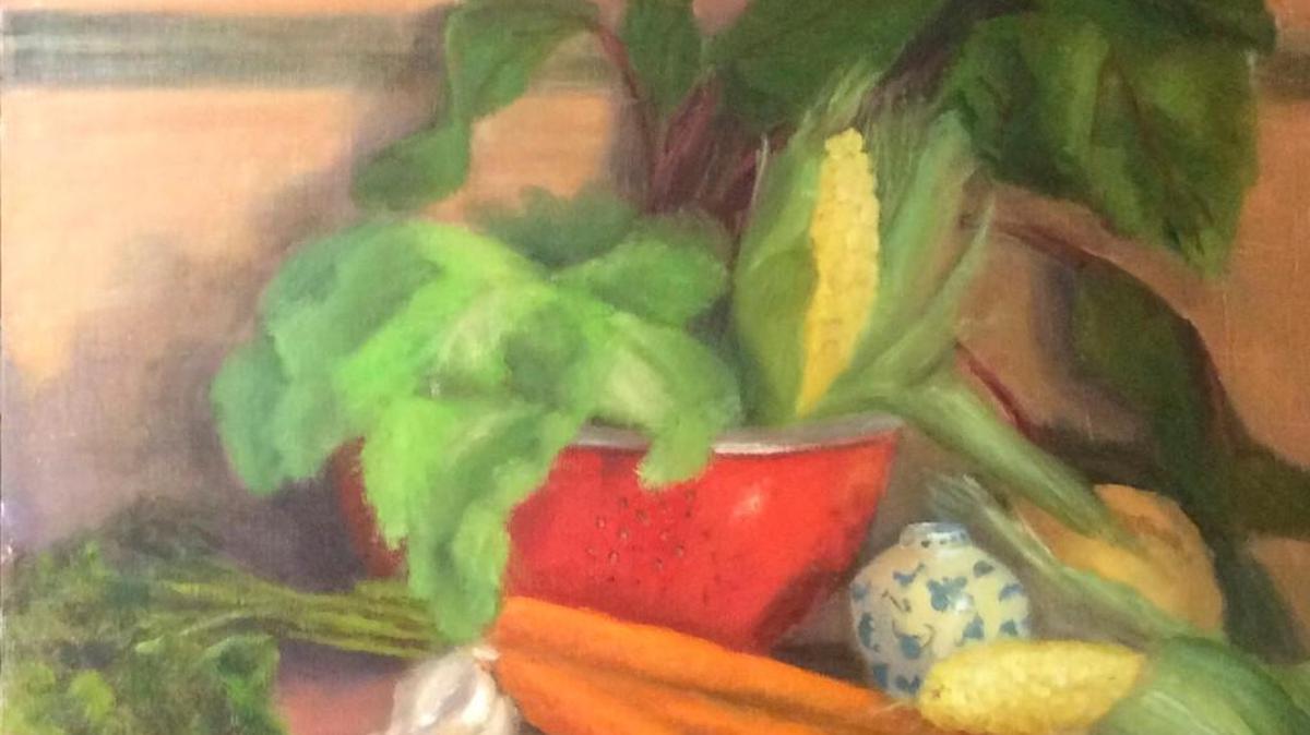 Art by Glenda Coleman from Macon Arts Alliance’s June exhibit “Tasteful Visions” presented by the Ocmulgee Painters Society