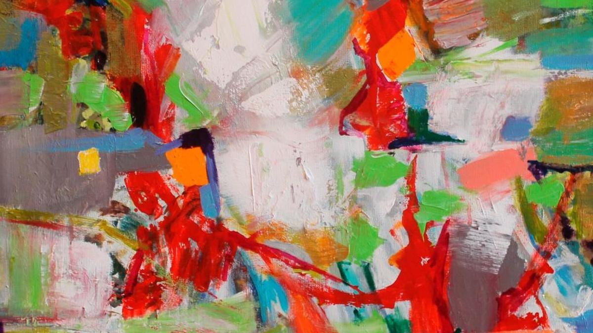 Travis Hart is one of the artists whose work will be shown at Les Trois Artistes exhibit at Macon Arts Alliance. This work is titled “A Bit Crazy.”