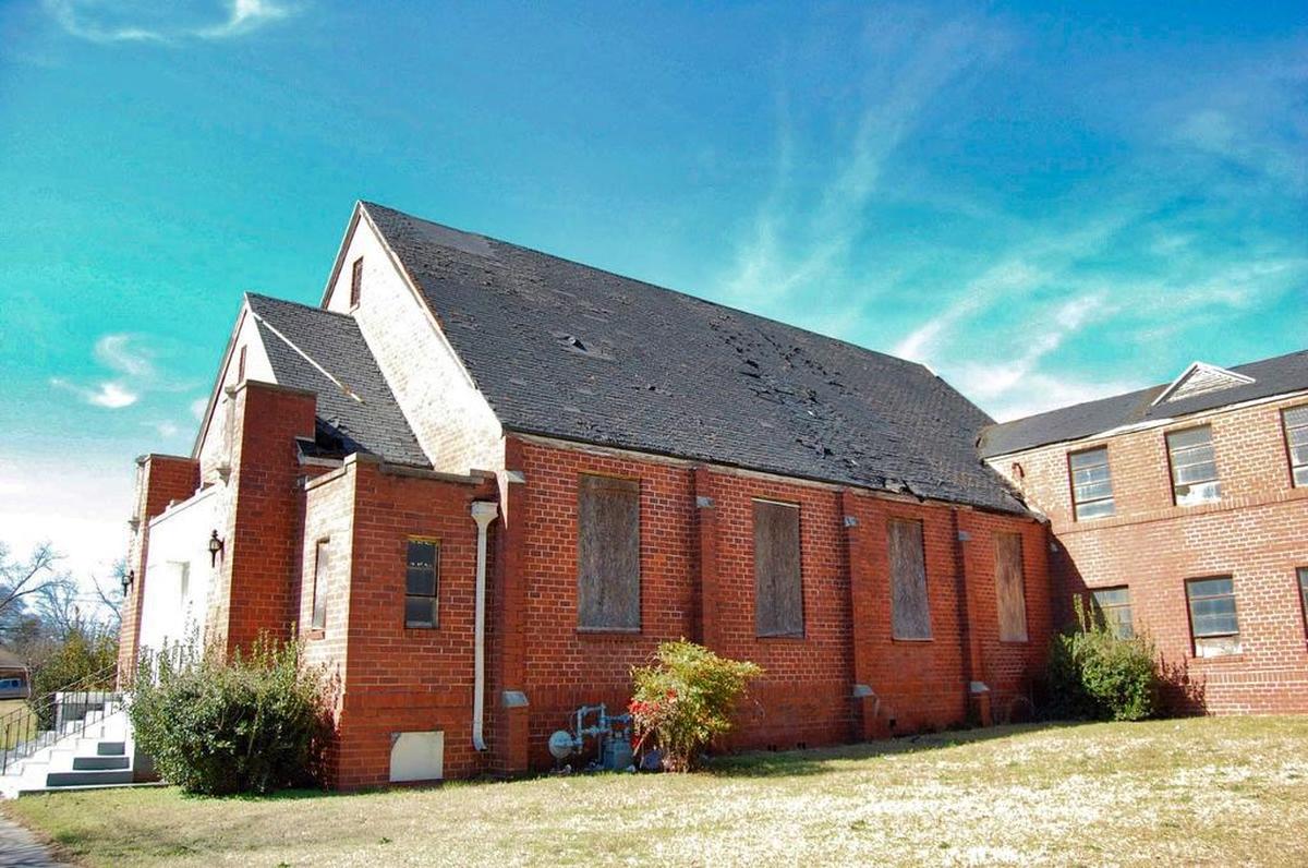A failing roof and restoration cost of $1 million made restoration of the historic Cross Keys Baptist sanctuary impossible.