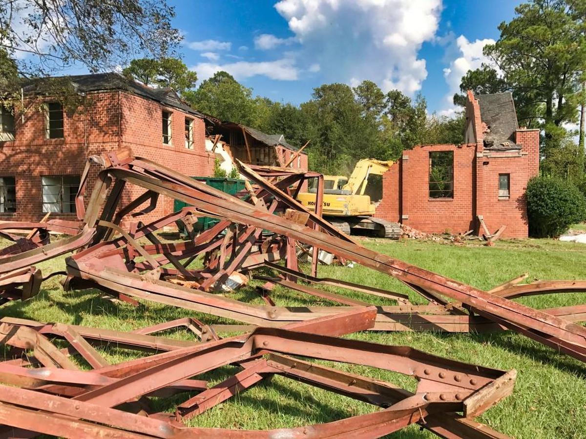 Demolition of the historic Cross Keys sanctuary was completed in early October.
