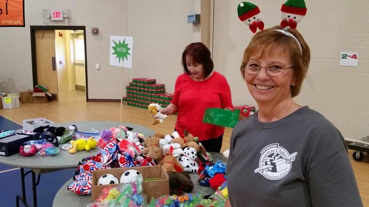 Peggy Smith is a long-time Operation Christmas Child volunteer and team leader at Macon-Bibb County’s drop-off location at Pine Forest Baptist Church, 1848 Tucker Road.