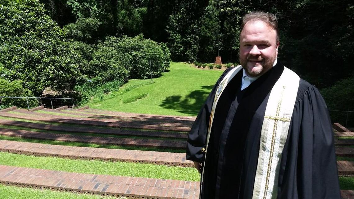 Jake Hall, pastor of Highland Hills Baptist Church, stands in the church’s amphitheater — just one of the many spaces the church has created and maintains for encountering God’s presence.