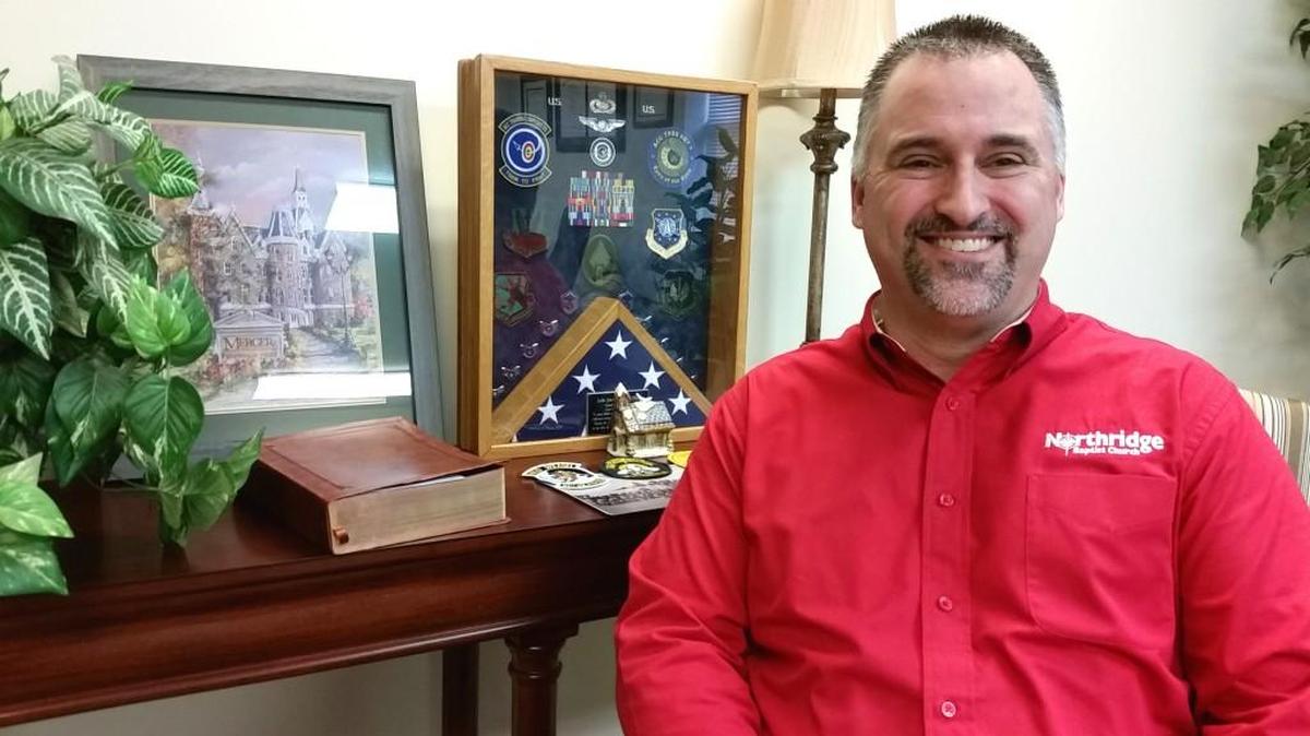 Following a career in the Air Force and upbringing he describes as very non-religious, John Sheeley now pastors Northridge Baptist Church which has roots go back to the late-1800s.