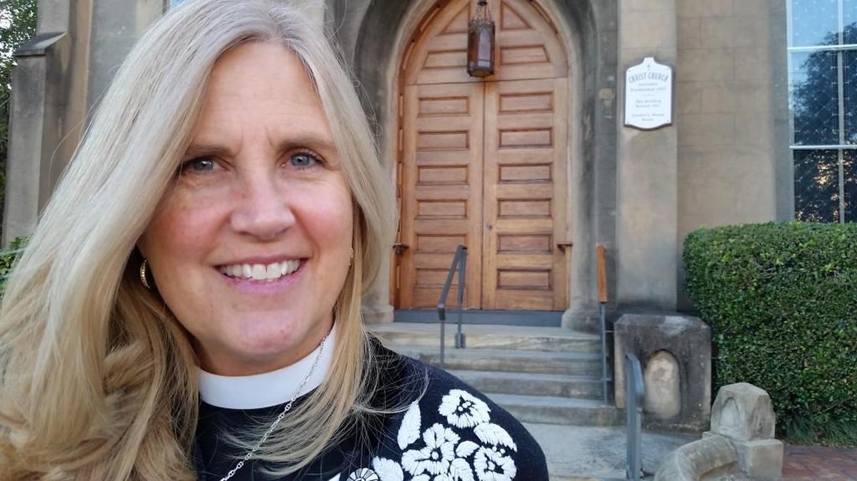 The Rev. Cynthia Knapp is rector at Christ Church, an Episcopal congregation which is Macon’s oldest church, formed in 1825.