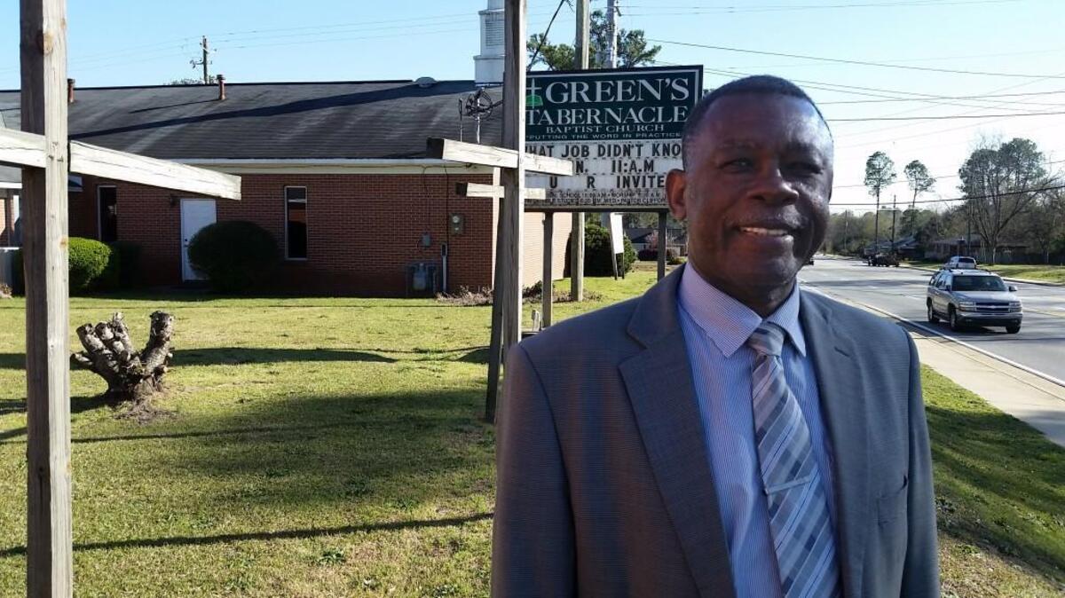 The Rev. Clifford Little has led Green’s Tabernacle Baptist Church for 25 years, bringing God’s word to the Bloomfield Road congregation.