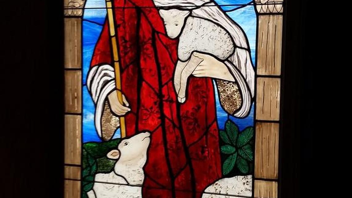 A representation of Jesus the Good Shepherd created by Celia Henigman was placed in the Vestry at Christ the Redeemer Anglican Church.