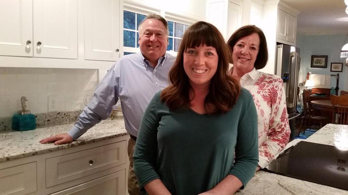 Macon native Mary Grace Rumford is pictured with her parents, Steve and Rozelle Rumford.