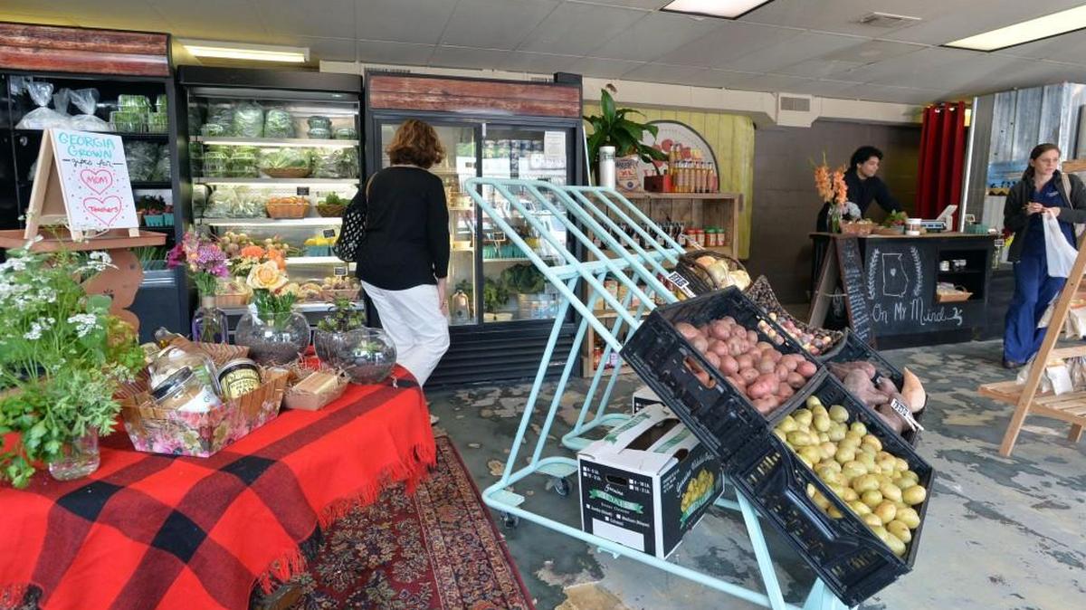 Village Marketplace, which sells mostly Georgia grown products and seasonal produce, is the closest thing the Ingleside Village neighborhood has had to a grocery store in many years.