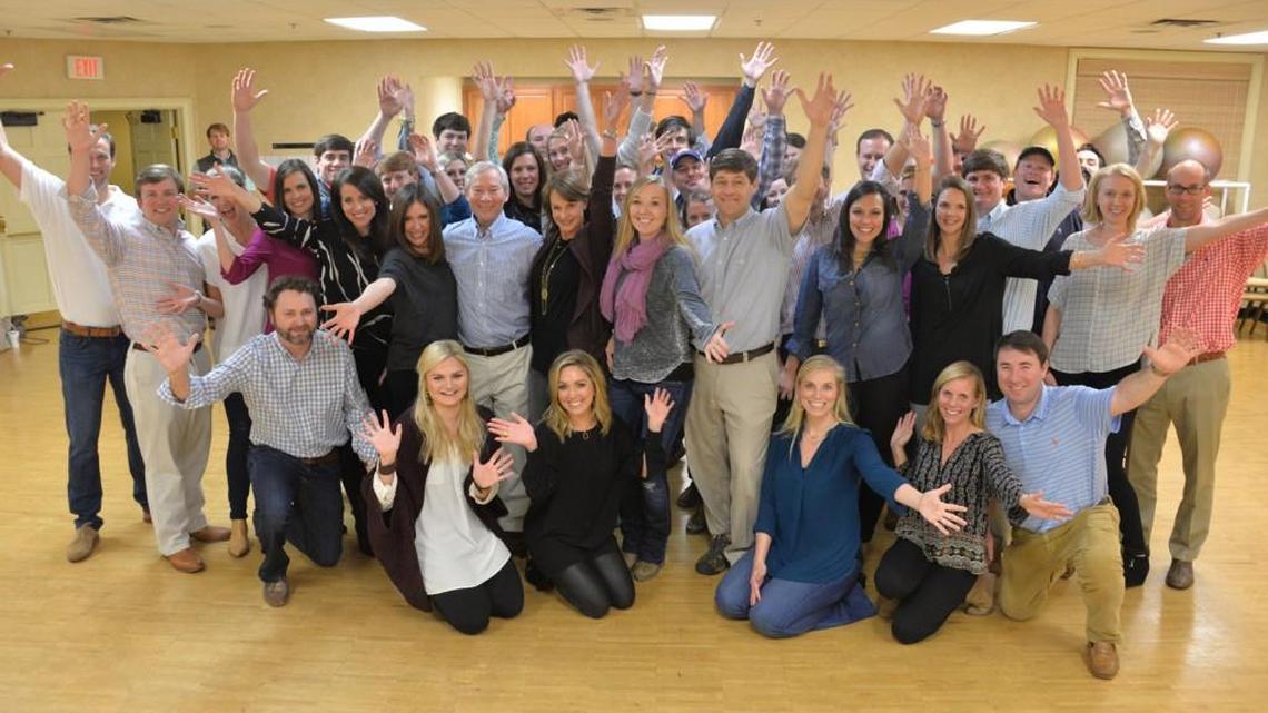The cast of Macon Civic Club’s “Downtown” rehearses for performances happening Feb. 1-4 at the Grand Opera House.