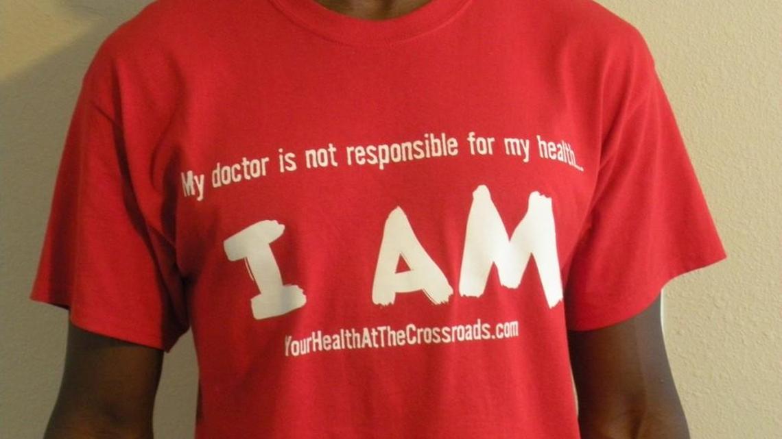 Just as my shirt says, responsibility for your health is in your own hands.