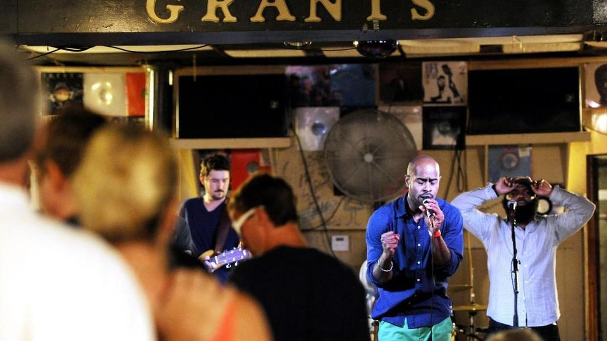 Lamar Williams Jr. performs at Grant’s Lounge in 2013. The historic venue will celebrate its 46th anniversary this week with several events.