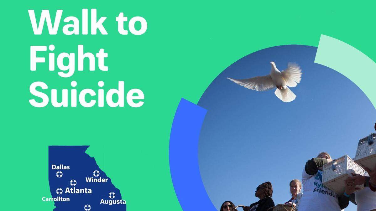 The Out of the Darkness Community Walk from the American Foundation for Suicide Prevention is scheduled for Saturday afternoon at Tattnall Square Park.