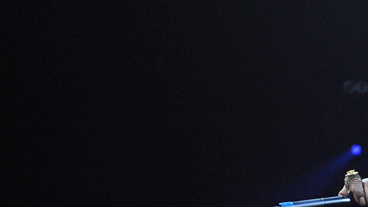 Rick Ross performs during Hot 97's "Busta Rhymes & Friends: Hot For The Holidays" at the Prudential Center on Saturday, Dec. 5, 2015 in Newark, N.J. 