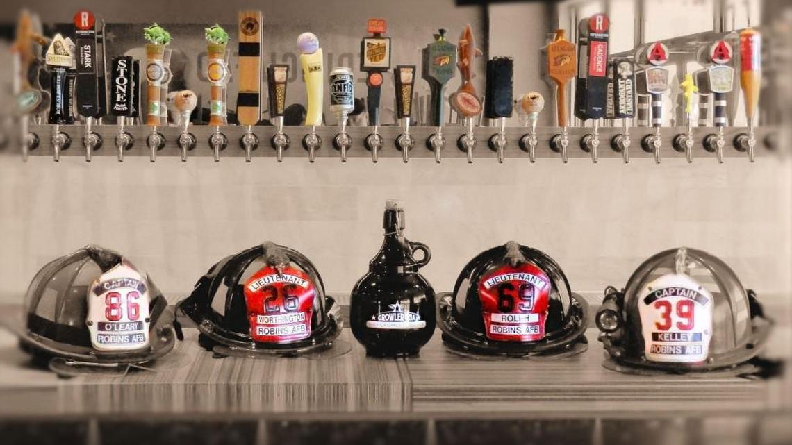 Four Air Force veterans and now RAFB firefighters have opened Growler USA, a franchised microbrew pub, in Warner Robins.