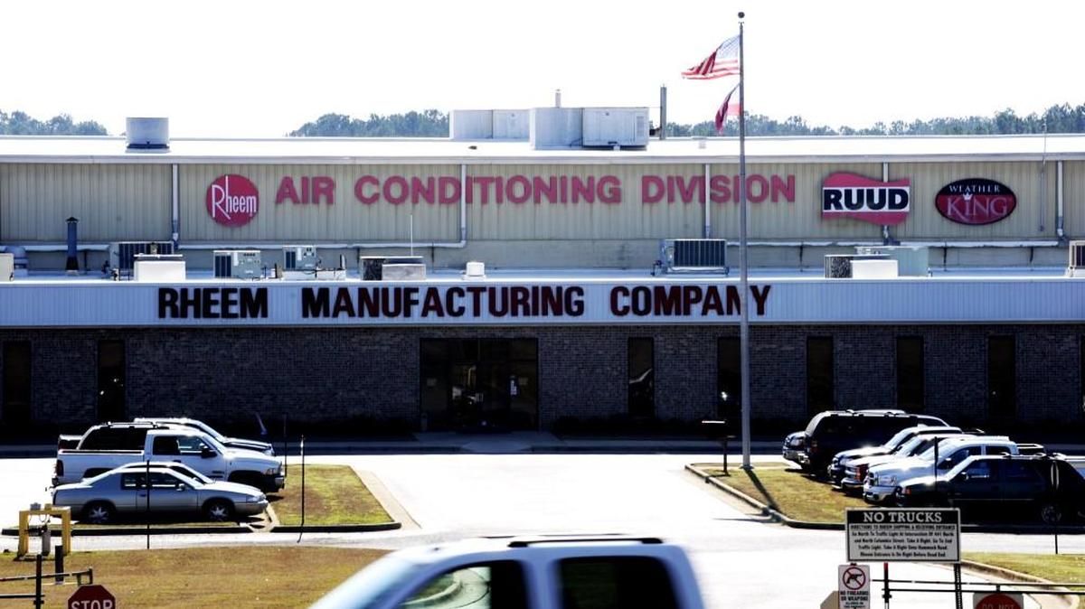 The Rheem plant in Milledgeville, as seen in 2009.