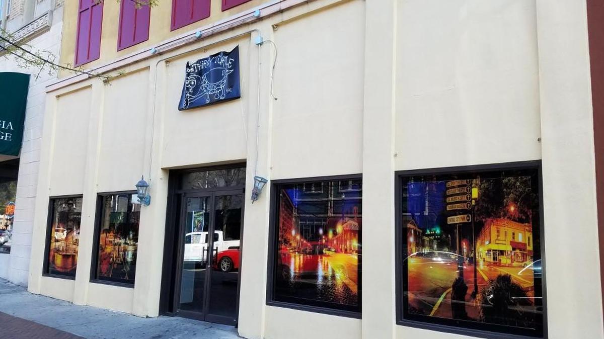 A new bar called The Thirsty Turtle held its grand opening Friday at 425 Cherry Street in downtown Macon.