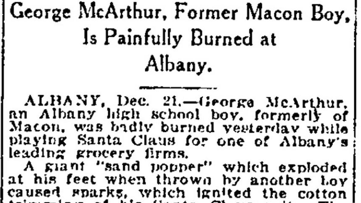Clipping from The Telegraph, Dec. 22, 1916.