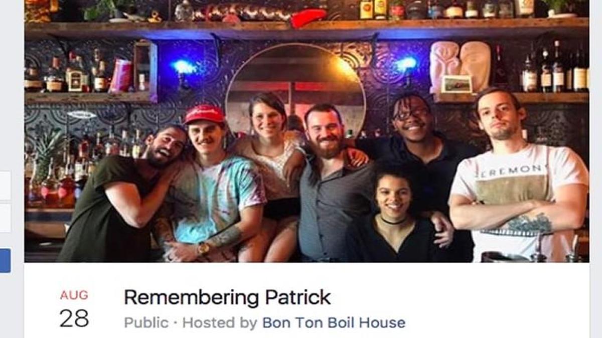 Screenshot of Facebook posting