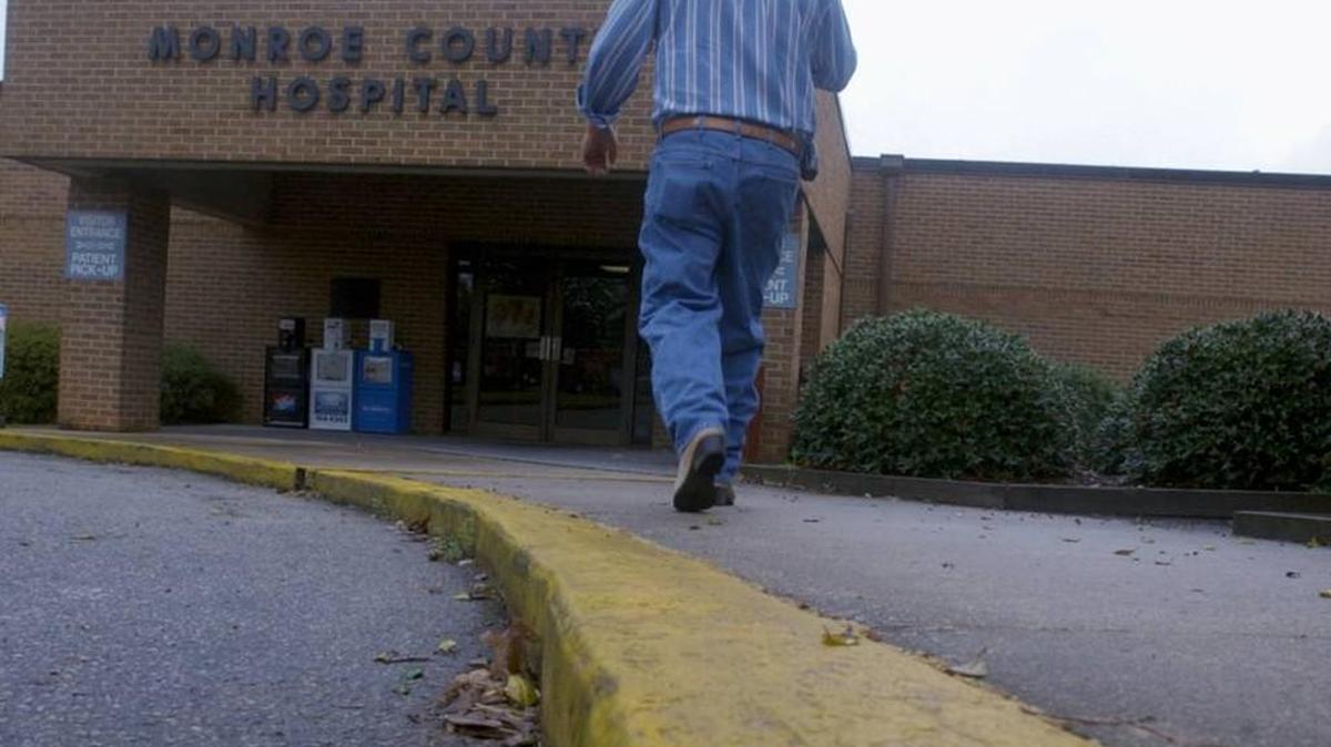 In this Telegraph file photo from 2002, a patient goes to Monroe County Hospital.