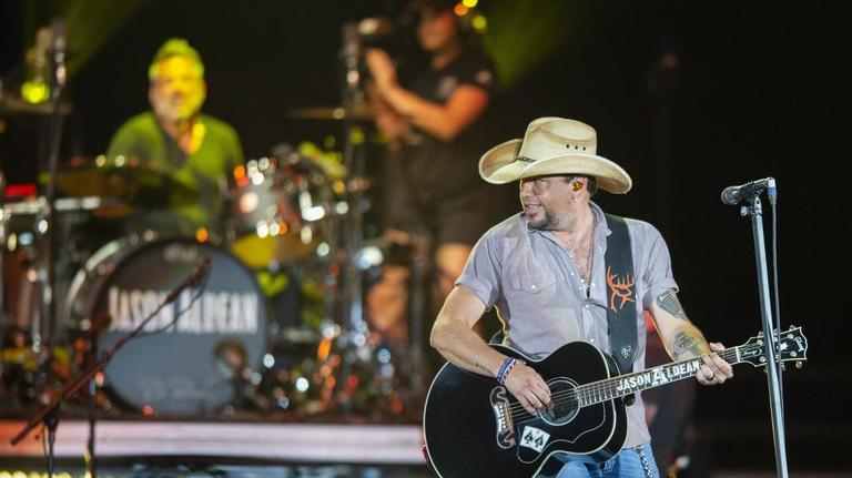 Jason Aldean performs at Concert for the Kids in Macon