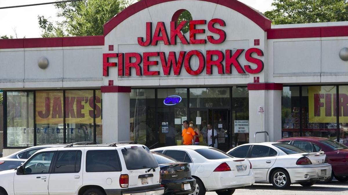 The exterior of Jake’s Fireworks on Mercer University Drive is shown in this file photo.
