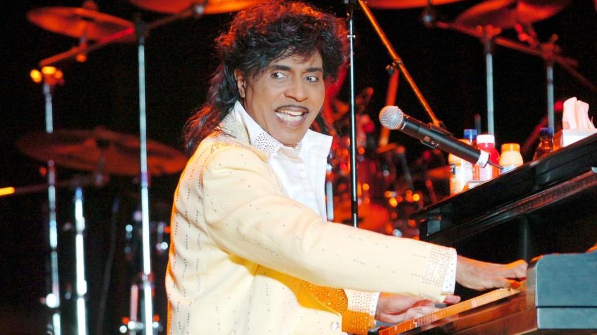 Little Richard has fun entertaining a hometown audience at the Macon Coliseum in 2005.