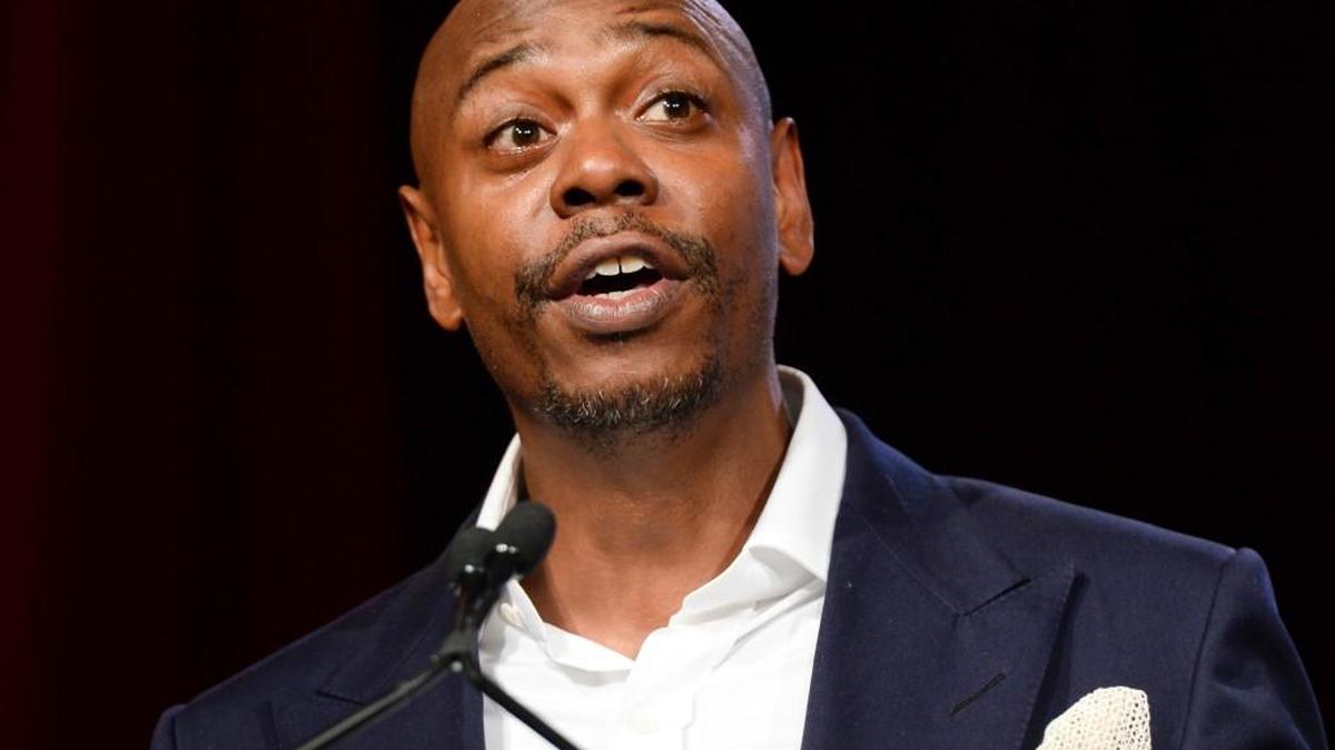 FILE - In this July 18, 2015 file photo, comedian Dave Chappelle speaks at the RUSH Philanthropic Arts Foundation's Art for Life Benefit in New York.