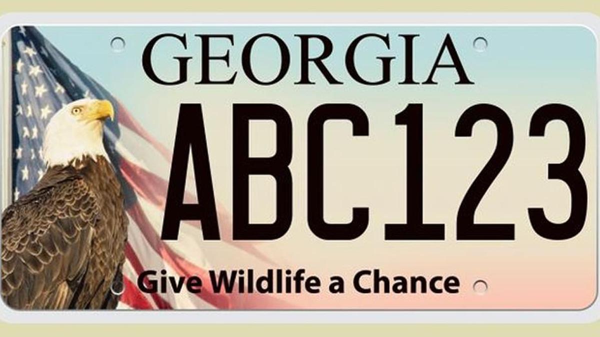 Georgia is bringing back the eagle license plate with a new design.